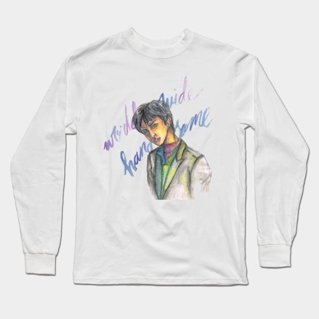 Worldwide Handsome Long Sleeve T-Shirt by chelsyn